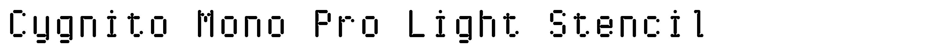Cygnito Mono Pro Light Stencil